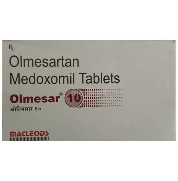 olmesar 10mg tablet 15's